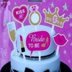 BRIDE TO BE PAPER CAKE TOPPER SET