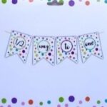 HALF WAY TO ONE PAPER BANNER