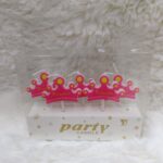 Cupcake Crown's Wax Candles (Pink, Pack of 5)