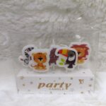 Cupcake Jungle's Wax Candles (Multi Color, Pack of 5)